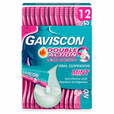 Gaviscon mint flavour heartburn and indigestion sachets 12 x 10ml, UK version