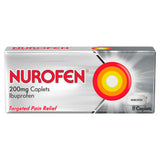 Ibuprofen 200mg Caplets for Migraine and Pain Relief 8 Count