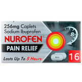 Nurofen pain relief 256mg caplets 16 caplets, imported from the UK
