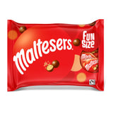 Maltesers milk chocolate fun size bags 11x18g, imported from the UK