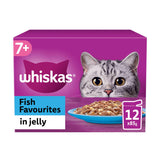 Whiskas 7+ Fish Favourites Senior Wet Cat Food Pouches in Jelly GOODS ASDA