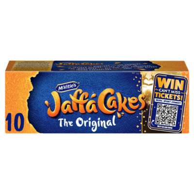 McVitie's Jaffa Cakes Original Chocolate Biscuits 10 Cakes 110g
