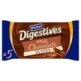 McVitie's Digestive Slices Topped with Milk Chocolate Sweet Biscuit 114.1g