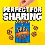 Flipz salted caramel coated pretzel 90g - British product