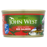 John West wild red salmon 213g, imported from the UK