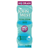 John West tuna steak with a little brine 3 x 60g, UK version