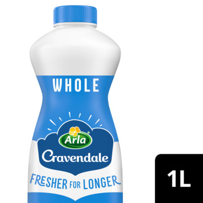 Cravendale filtered fresh whole milk 1L - British product