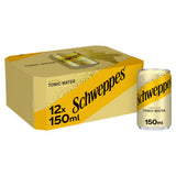 Schweppes Indian tonic water 12 x 150ml cans (British brand)