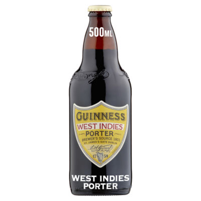 Guinness West Indies Porter beer 500ml, UK version