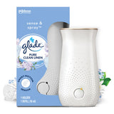 Motion Sensor Air Freshener Holder with Clean Linen Refill 18ml