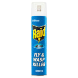 Raid Rapid Action Wasp, Mosquito & Fly Killer Aerosol Spray 300ml