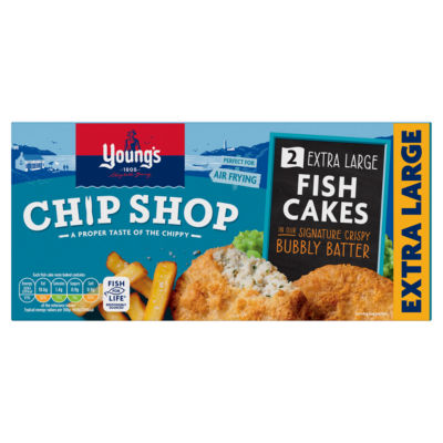 Young's extra large fish cakes batter 210g (British brand)