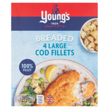 Young's Breaded Large Cod Fillets 440g