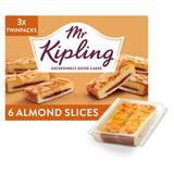 Mr Kipling almond cake slices 6 pack, imported from the UK