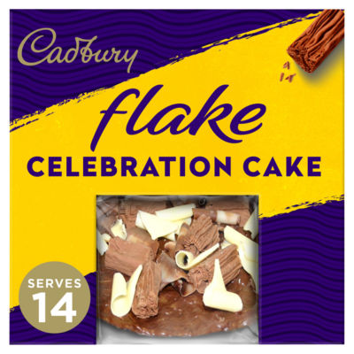 Gâteau de célébration d'anniversaire Cadbury Flake 14 portions