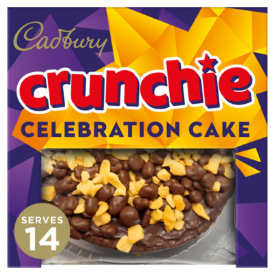 Cadbury Crunchie Celebration Chocolate Cake