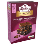 Mr Kipling triple chocolate brownie mix 379g, imported from the UK