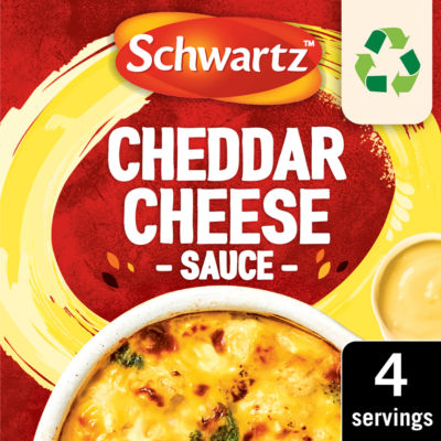 Schwartz cheddar cheese sauce mix 38g (British brand)
