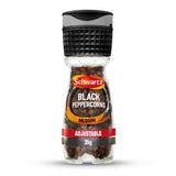 Schwartz black peppercorns 35g (British brand)
