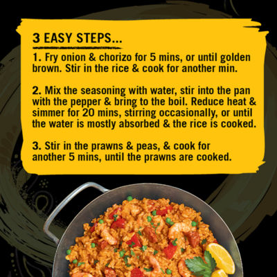 Schwartz Spanish Paella Recipe Mix Seasoning 30g (British brand)