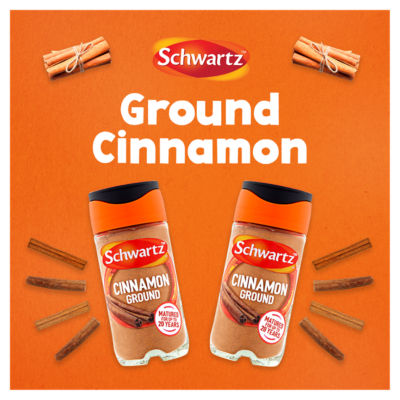 Schwartz ground cinnamon spice powder jar 39g (British brand)