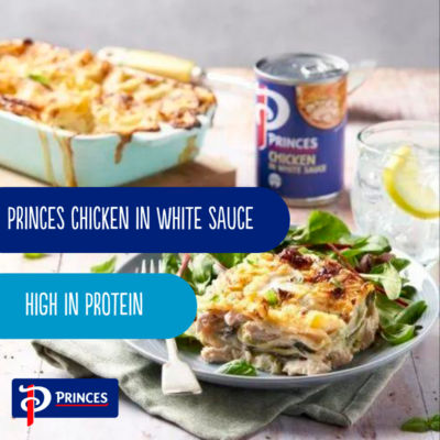 Princes canned chicken in white sauce 392g, imported from the UK