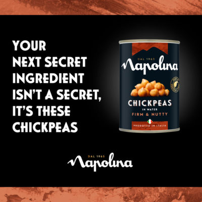Napolina chickpeas in water 240g, imported from the UK