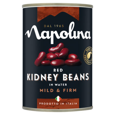 Napolina red kidney beans in water 400g, imported from the UK