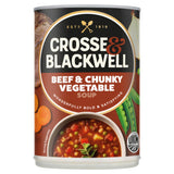 Crosse & Blackwell beef & chunky vegetable soup 400g - British product