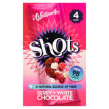 Whitworths Berry and White Chocolate Shots dried fruit snack 4 x 25g (British brand)