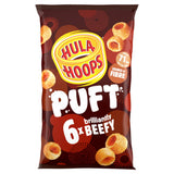 Hula Hoops Puft Beef Flavour Crisps 6 Pack
