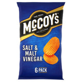McCoy's Salt & Malt Vinegar Crisps 6 Pack