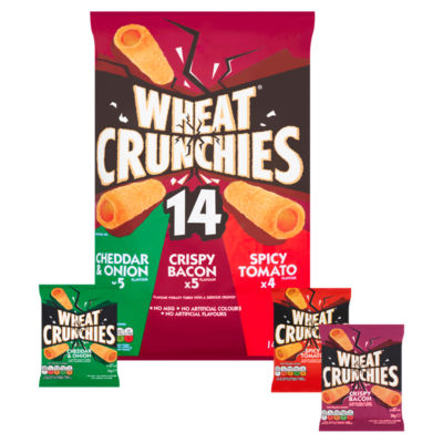 Wheat Crunchies Variety Multipack Crisps 14 pack (British brand)