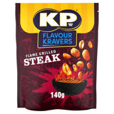 KP Flavour Kravers Flame Grilled Steak Flavoured Peanuts 140g