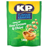 KP Flavour Kravers Sour Cream & Chive Peanut Savoury Snack 140g