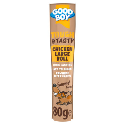 Good Boy Tough & Tasty Large Roll Collagen Dental Dog Chews 80g