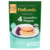 Holland's Lancashire Hotpot Savoury Pie Frozen Beef Shortcrust Pastry 4 Pack