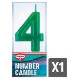 Dr. Oetker Number Four Birthday Candle