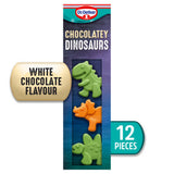 Dr. Oetker 12 Chocolate Flavour Dinosaurs Cake Decorations 20g