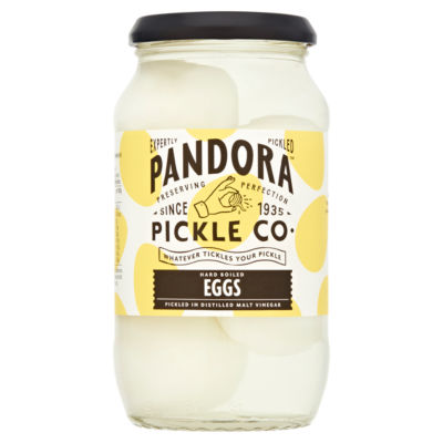 Pandora pickled hard boiled eggs 450g, imported from the UK