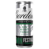 Gordon's London Dry Gin Diet Tonic Can 250ml, UK version