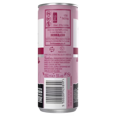 Gordon's Premium Pink Gin & Tonic 250ml can, UK version