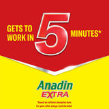 Anadin Extra Aspirin Paracetamol Caffeine Caplets 16s - British product