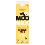 Moo Banana Flavour Milk 1 Litre British Chilled