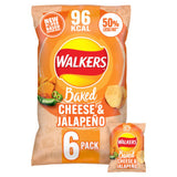 Walkers Baked Cheese & Jalapeño Crisps Multipack 6 x 22g