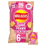 Walkers prawn cocktail crisps 6 x 22g multipack (British brand)
