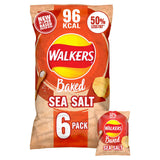 Walkers Baked Sea Salt Crisps 6 x 22g (British brand)