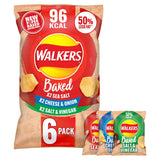 Walkers Baked Variety Multipack Crisps 6x22g (British brand)