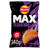Walkers Max Pizza Hut Texan BBQ Sharing Potato Crisps 140g