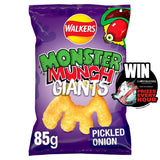 Walkers Monster Munch pickled onion crisps 85g (British brand)